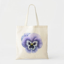 Pansy Ansikte Lila Tygkasse