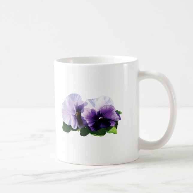 Pansy berättar en hemlighet kaffemugg (Höger)
