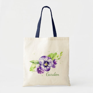 Pansy Blommigt Tygkasse