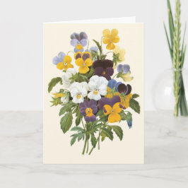 Pansy Bouquet Tack Kort