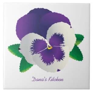 Pansy Ceramic Tile Kakelplatta