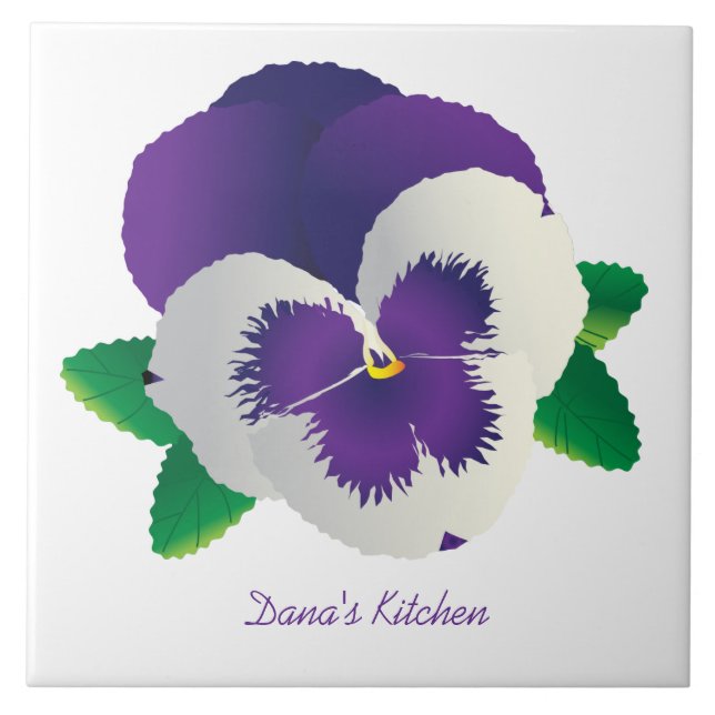 Pansy Ceramic Tile Kakelplatta (Framsidan)