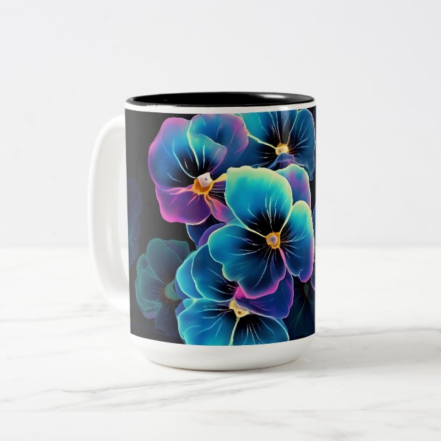 Pansy Coffee Mugg (Framsida vänster)