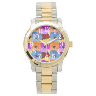 Pansy Collage Armbandsur