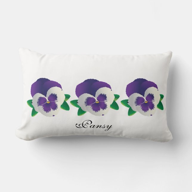 Pansy Dekorativ kudde (Framsida)