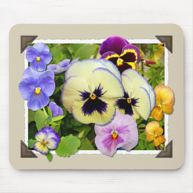 Pansy Delight ~ Mousepad Musmatta (Framsidan)