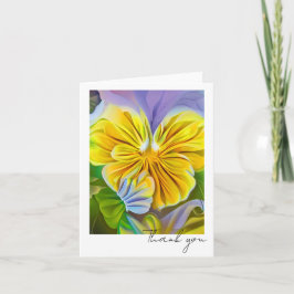 Pansy Dream Foldat - tackkort Anteckningskort