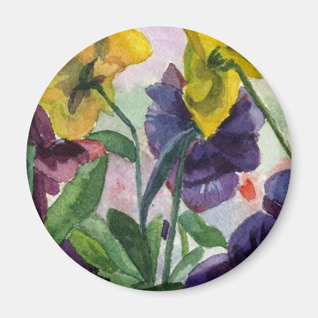 Pansy Fält Magnet (Framsidan)