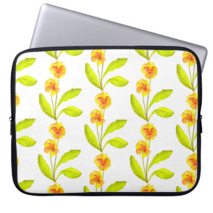 'Pansy-festen' på ett laptopsleeve (IV) Laptop Fodral