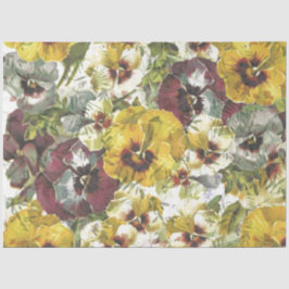 Pansy Garden Tissue Paper