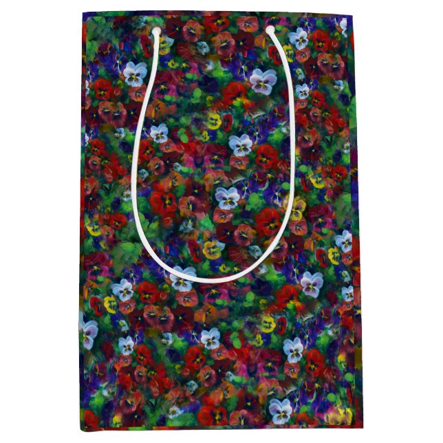 Pansy Gift-påse (röd) (Framsidan)