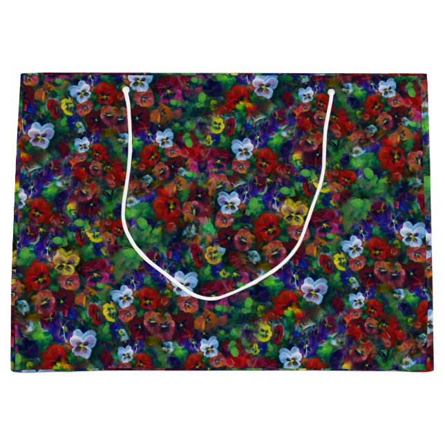 Pansy Gift-påse (röd) (Framsidan)