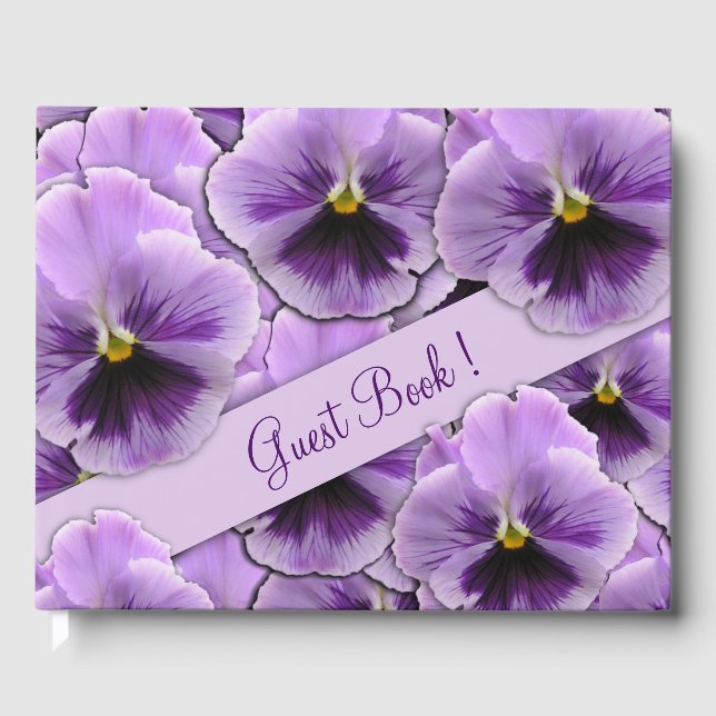 Pansy Guest Book Gästböcker (Framsida)