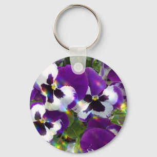 Pansy Keychain Nyckelring