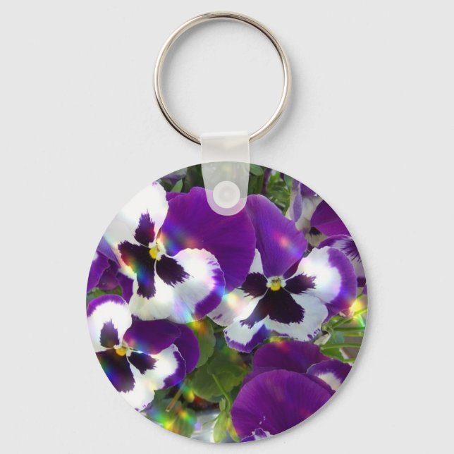 Pansy Keychain Nyckelring (Framsida)
