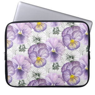 Pansy mönster laptop sleeve