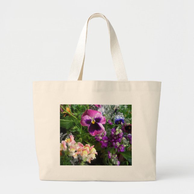 Pansy och Friends Bag Jumbo Tygkasse (Framsidan)