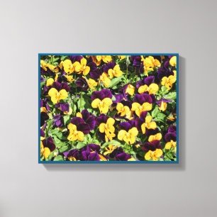Pansy Överload Stretched Kanvastryck