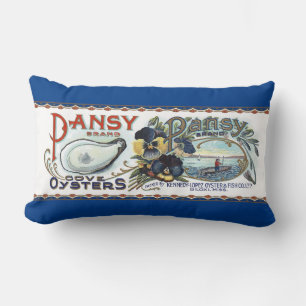 Pansy Oysters Lumbar Pillow Lumbarkudde
