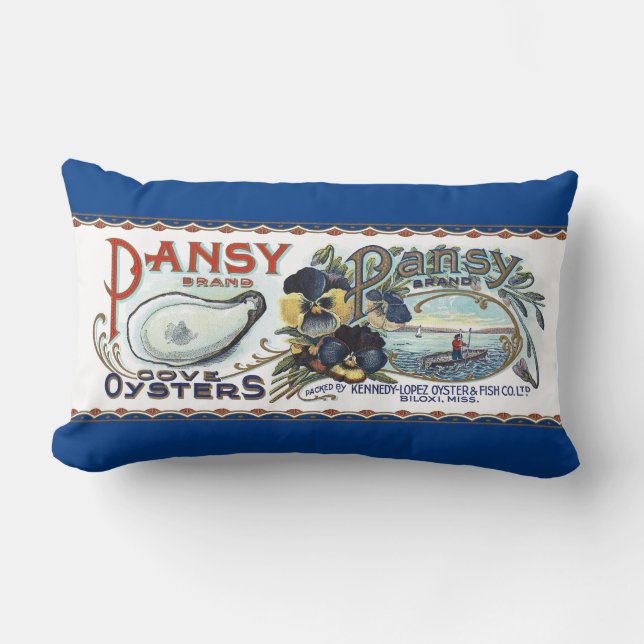 Pansy Oysters Lumbar Pillow Lumbarkudde (Framsida)