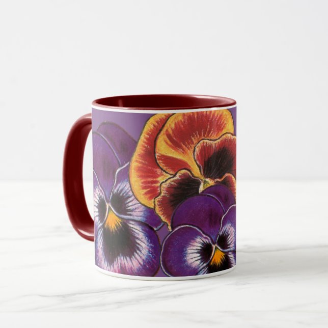 Pansy på Violet Mugg (Framsida vänster)