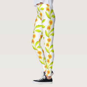 "Pansy Party" om baljväxter (III) Leggings