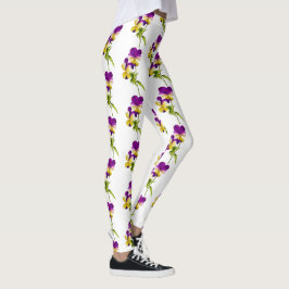 "Pansy Party" om leggings