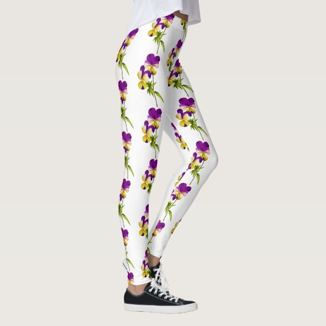 "Pansy Party" om leggings (Höger)