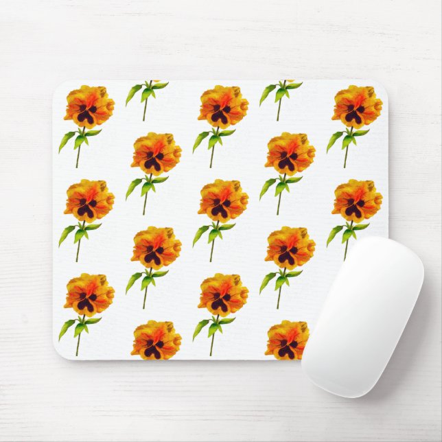 "Pansy Party" på Mousepad (II) Musmatta (Med mus)