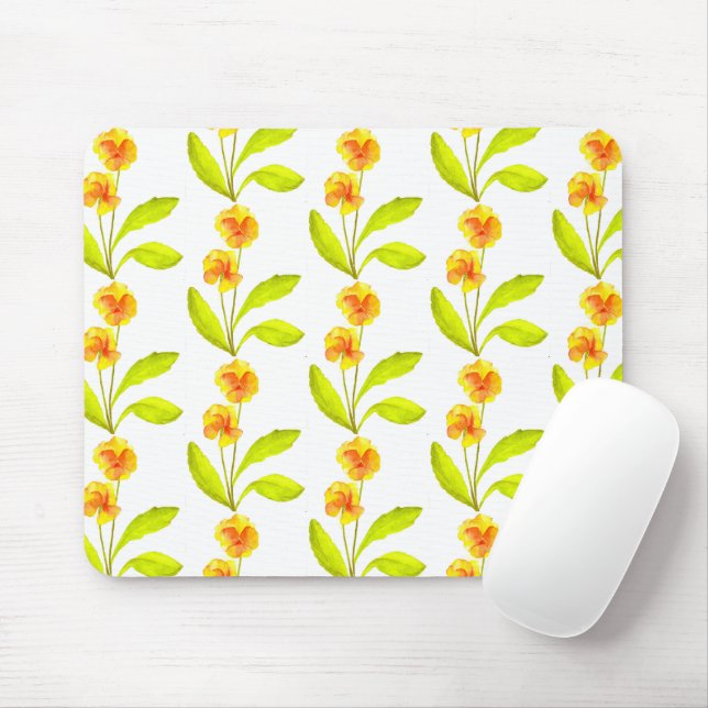 "Pansy Party" på Mousepad (III) Musmatta (Med mus)