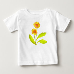 "Pansy Party" på Småbarn Ruffle Tee (IV)