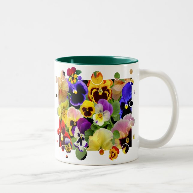 PANSY PATCHWORK ~ 2 Tone Mugg (Höger)