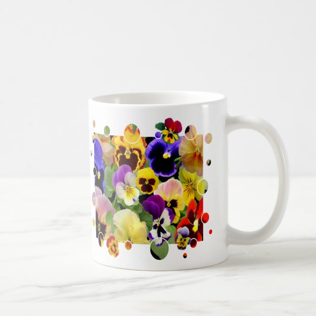 Pansy Patchwork Kaffemugg (Höger)