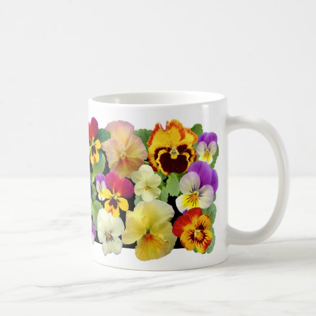 Pansy Patchwork Kaffemugg (Höger)