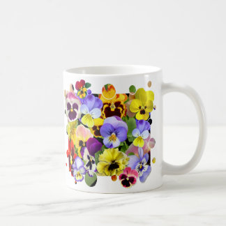 Pansy Patchwork Kaffemugg