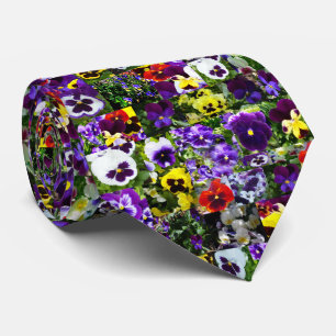 Pansy Photo Collage: Kaleidoscope of Blommigt Beau Slips