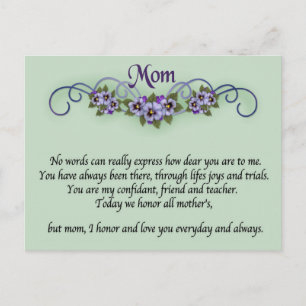 Pansy Scrollss vykort