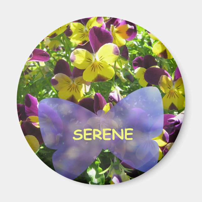 Pansy Serene Magnet (Framsidan)