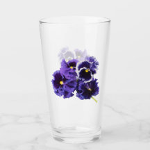 Pansy som dricker exponeringsglas