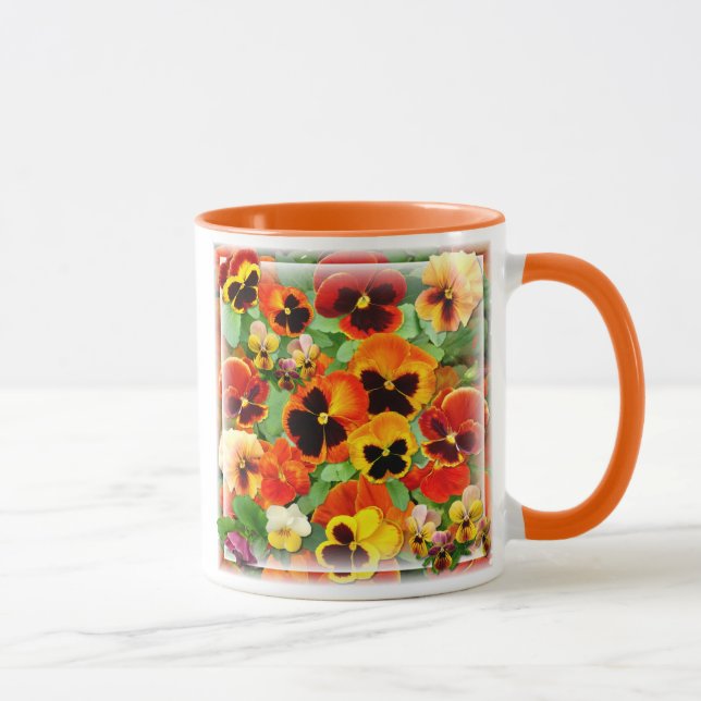 Pansy Sunset Mugg (Höger)