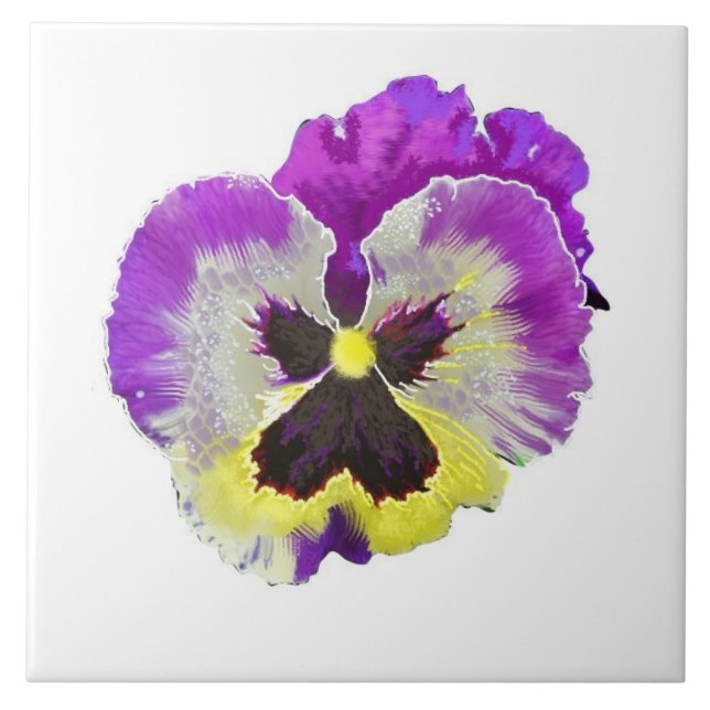 Pansy Tile Kakelplatta (Framsidan)