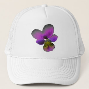 Pansy Vild Mörk Lila Hat Keps