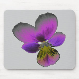 Pansy Vild Mörk Lila Mousepad Musmatta