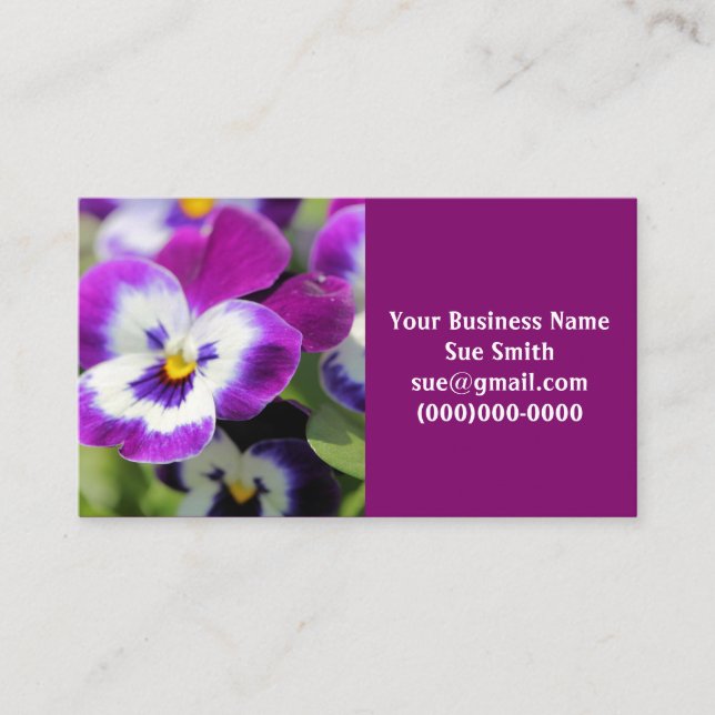 Pansy Visitkort (Framsida)