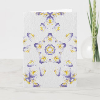 Pansy Watercolor Card Helgkort