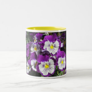 Pansyträdgård Två-Tonad Mugg