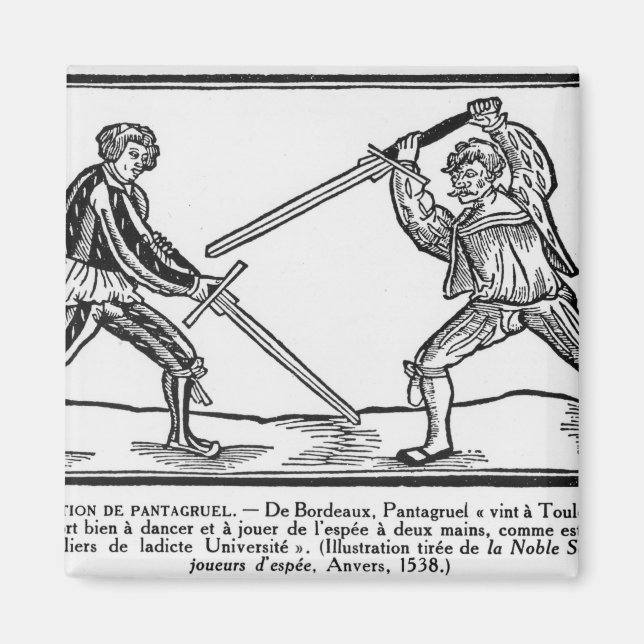 Pantagruel, illustration magnet (Framsidan)