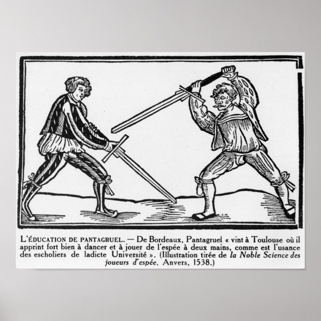 Pantagruel, illustration poster (Framsidan)