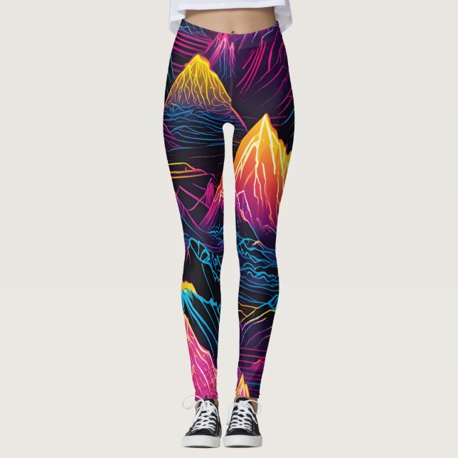 pantalon montagne fluo leggings (Framsida)