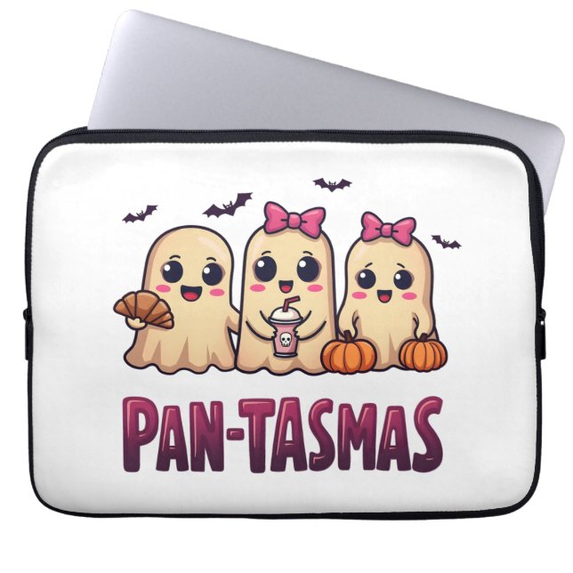 Pantasmas Funny Ghost Groovy Retro Halloween Laptop Fodral (Framsidan)
